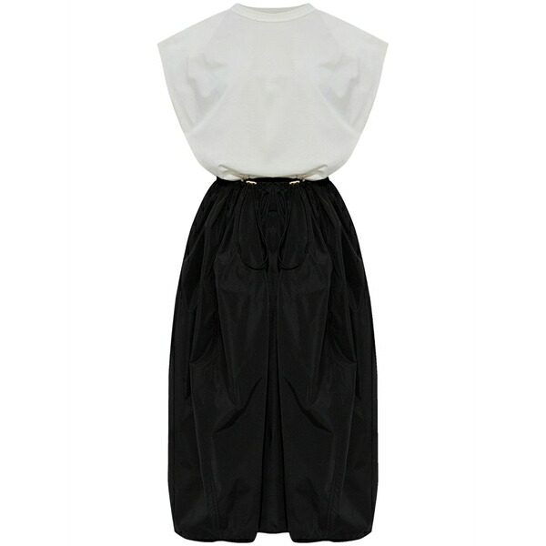 ファビアナ フィリッピ レディース スコート ボトムス Cotton MIDI skirt Black スカート-レディースファッション