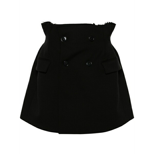 ヴェトモン レディース スコート ボトムス Double-breasted miniskirt Black