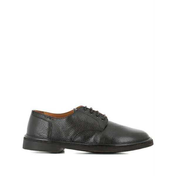 アレクサンダー オット メンズ 御召しものシューズ シューズ Textured leather derby shoes Black