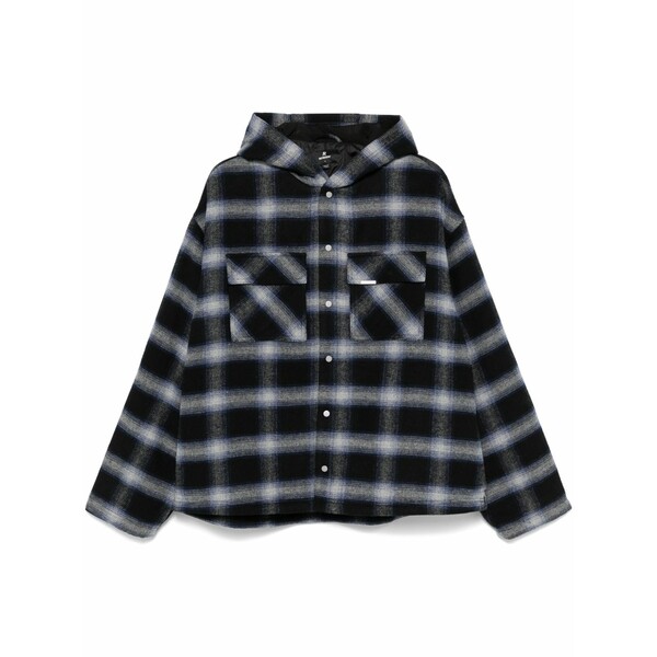 リプレゼント メンズ 上衣＆上衣 アウター Checked jacket Blue コート・ジャケット-メンズファッション