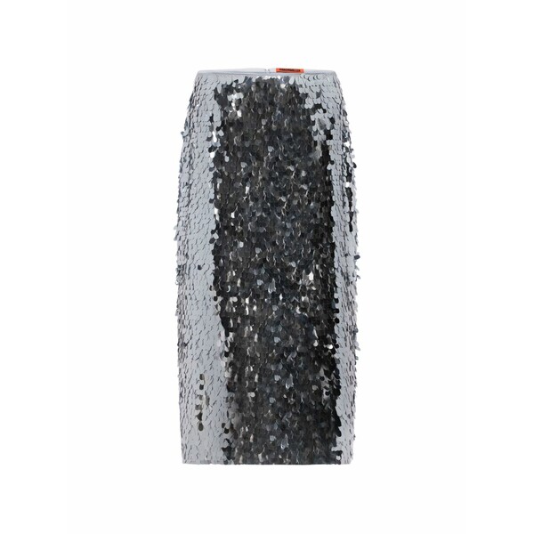 サイモン銀鏡 レディース スコート ボトムス Mia MIDI skirt Silver レディースファッション-スカート-ボトムス