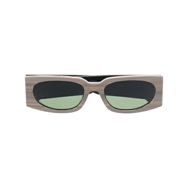 ジーシーディーエス レディース サングラス＆アイウェア アクセサリー Rectangular-frame sunglasses Brown