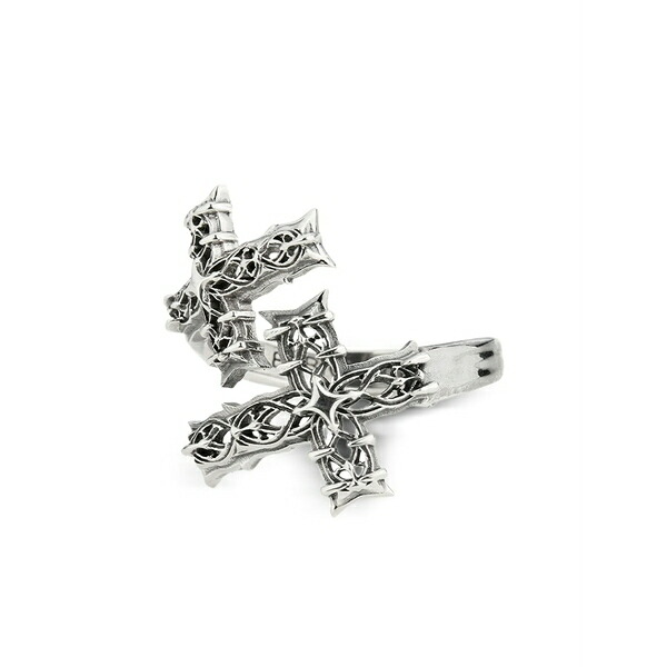 エマニュエレ ビコッキ メンズ 輪っか 佩び物 Notre-dame contrarie ring Silver