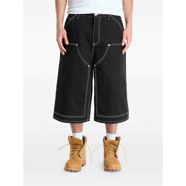 アウェイクニューヨーク メンズ 心地好いズボン下 ボトムス Double-knee jorts Black