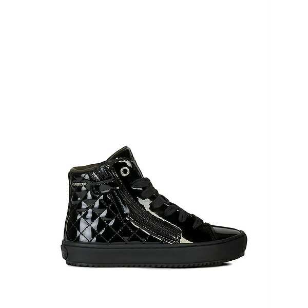 ジェオックス レディース スニーカー シューズ Kalispera quilted zip sneakers Black|asty