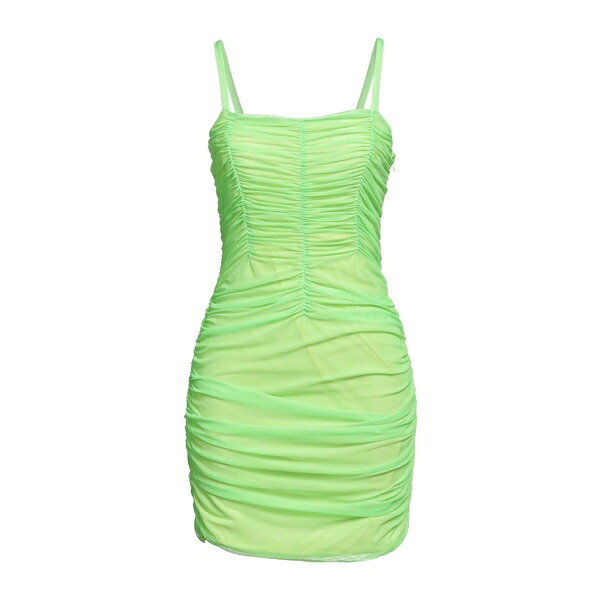 【送料無料】 アニエバイ レディース ワンピース トップス Mini dresses Green｜asty