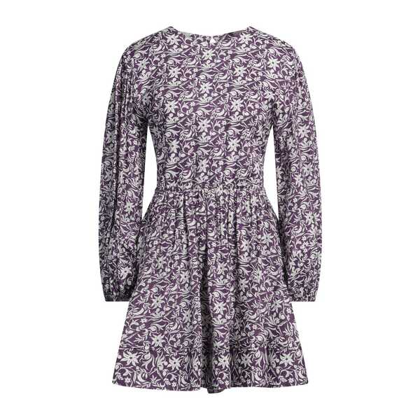 【送料無料】 マージュ レディース ワンピース トップス Mini dresses Purple