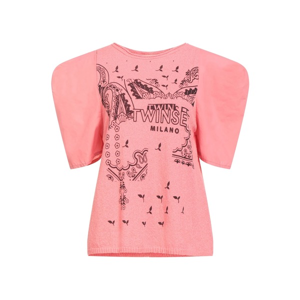 【送料無料】 ツインセット レディース ニット&セーター アウター Sweaters Pink
