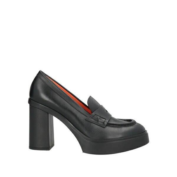 【送料無料】 サントーニ レディース スリッポン・ローファー シューズ Loafers Black