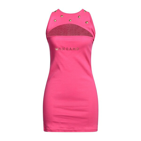 【送料無料】 マンガーノ レディース ワンピース トップス Mini dresses Pink