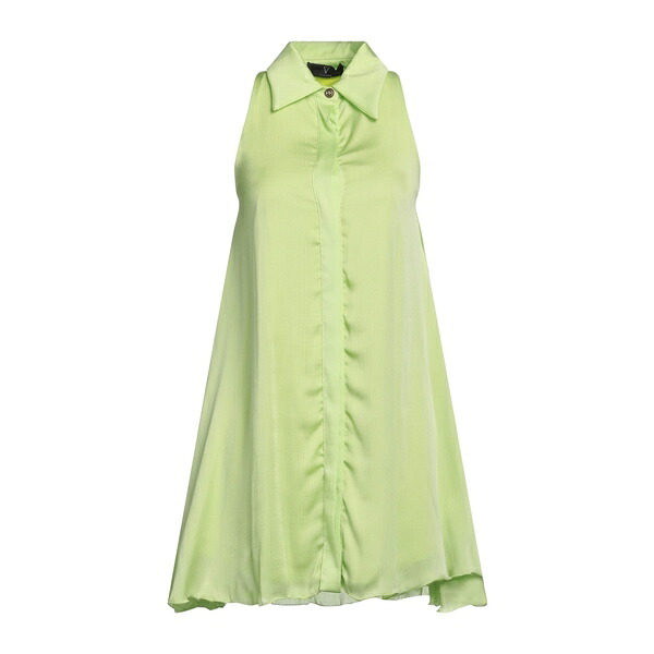 【送料無料】 フェレッパ レディース ワンピース トップス Mini dresses Green