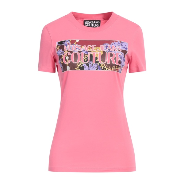 【送料無料】 ベルサーチ レディース Tシャツ トップス T-shirts Pink｜asty