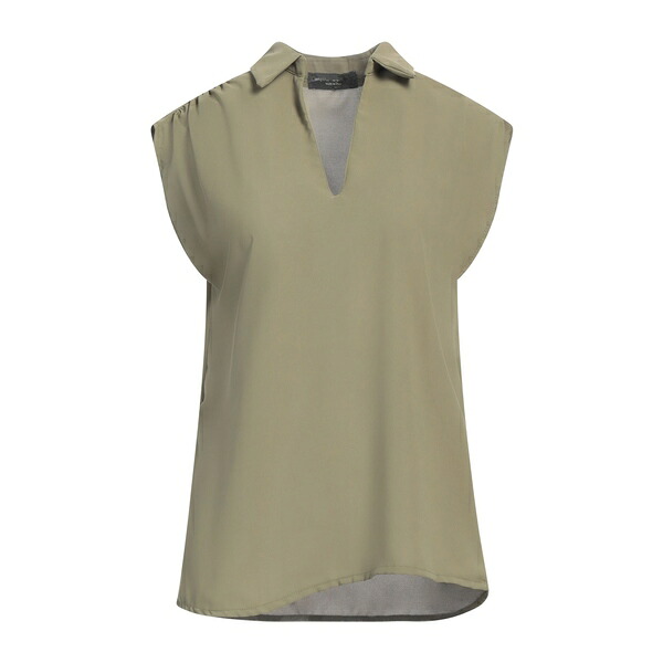 【送料無料】 アンゲラメレミラノ レディース Tシャツ トップス Tops Green