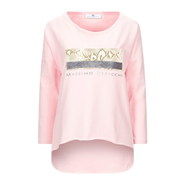 【送料無料】 ミスター マッシモ レベッキ レディース パーカー・スウェットシャツ アウター Sweatshirts Pink