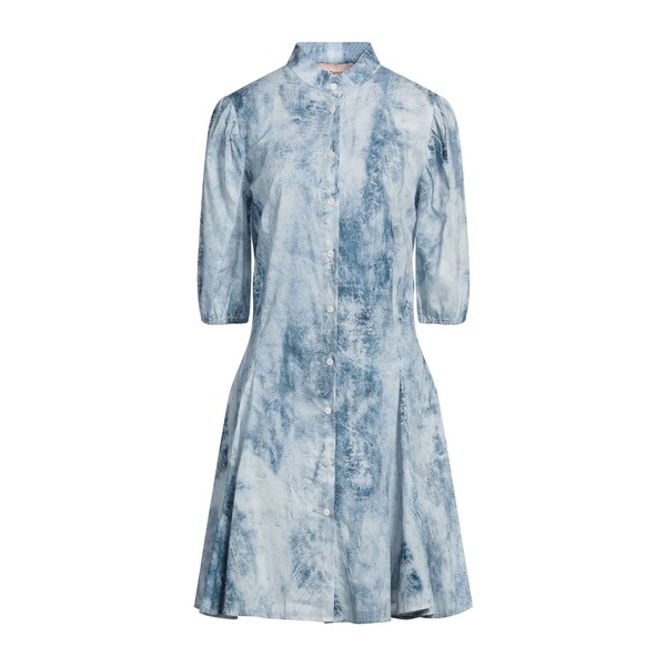 【送料無料】 ル ツインズ レディース ワンピース トップス Mini dresses Azure