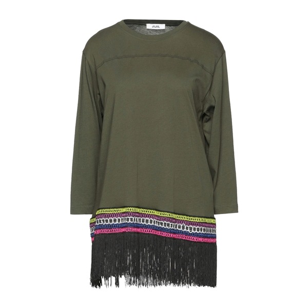 【送料無料】 ジジル レディース Tシャツ トップス T-shirts Green 9,706円