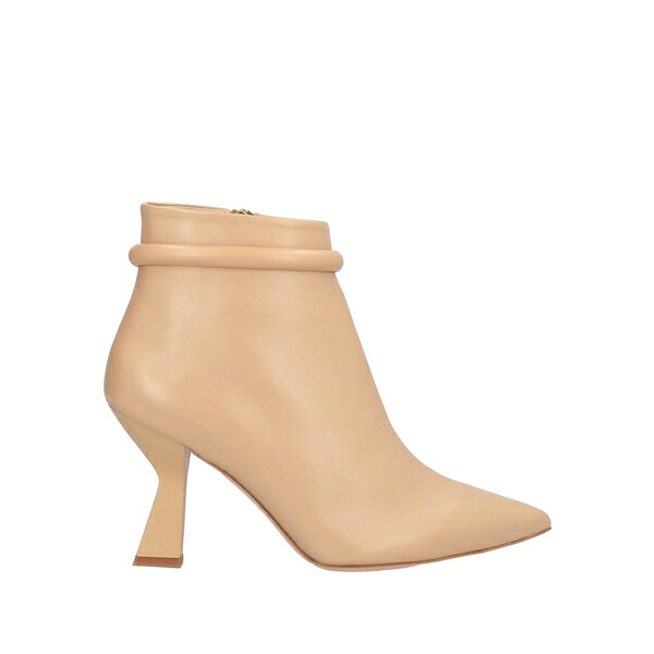 【送料無料】 フランチェスコ サッコ レディース ブーツ シューズ Ankle boots Beige|asty