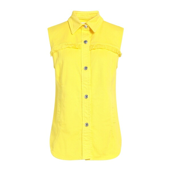 【送料無料】 グリフォーニ レディース シャツ トップス Denim shirts Yellow｜asty