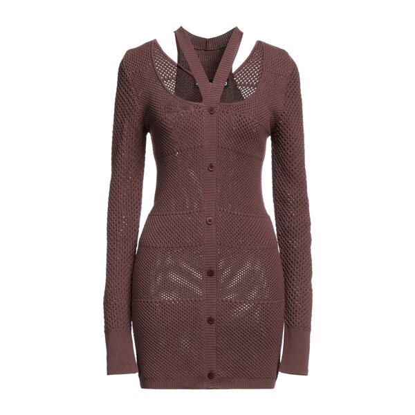 【貨物輸送無料】 アンドレダモ レディース 衣装 トップス Mini dresses Brown