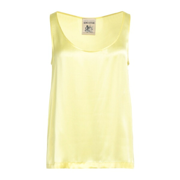 【貨物輸送無料】 セミクチュール レディース プルオーバー トップス Tops Yellow