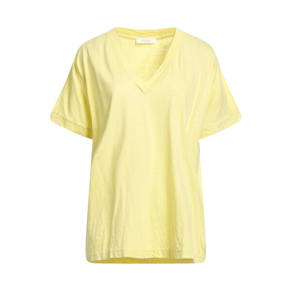 【送料無料】 ザノーネ レディース Tシャツ トップス T-shirts Yellow