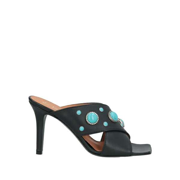【送料無料】 ヴィアローマ15 レディース サンダル シューズ Sandals Black｜asty