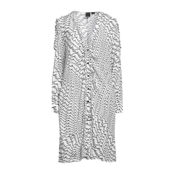 【送料無料】 ピンコ レディース ワンピース トップス Mini dresses White