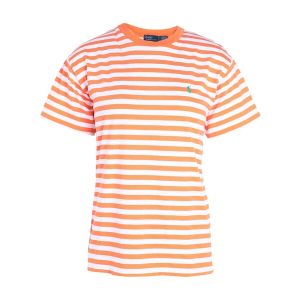 【送料無料】 ラルフローレン レディース Tシャツ トップス T-shirts Orange