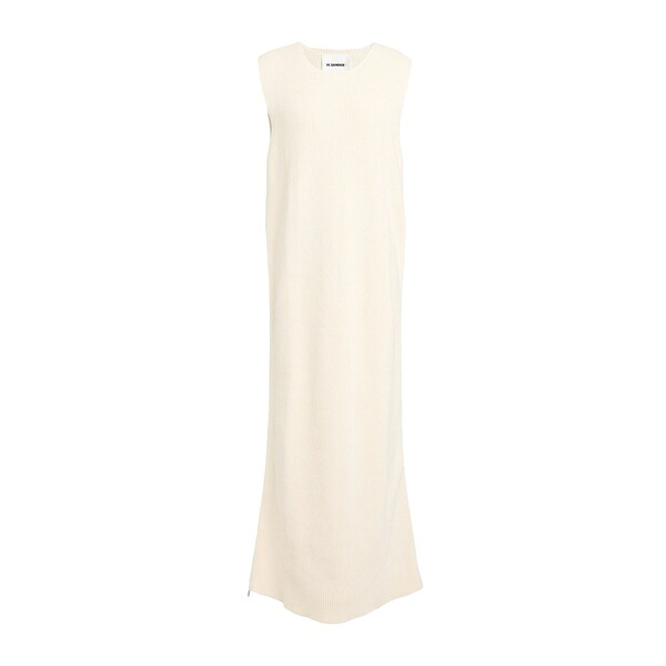 【送料無料】 ジル・サンダー レディース ワンピース トップス Midi dresses White
