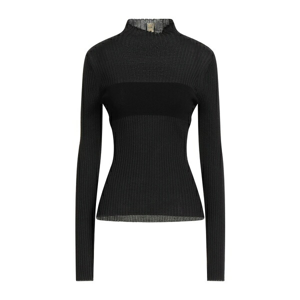 【送料無料】 ピンコ レディース ニット&セーター アウター Turtlenecks Black|asty