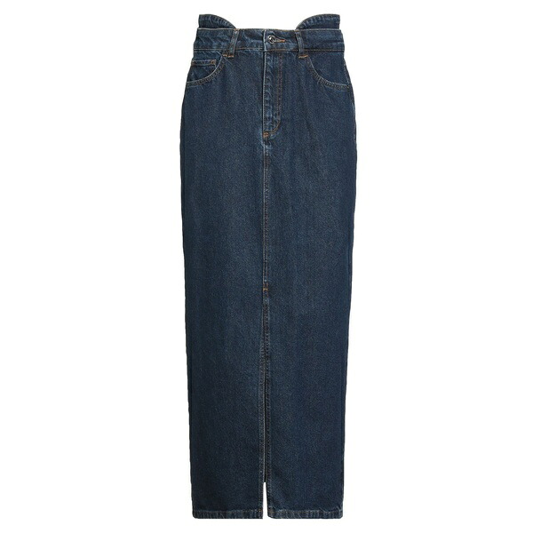 【貨物輸送無料】 文字記号 レディース スコート ボトムス Denim skirts Blue