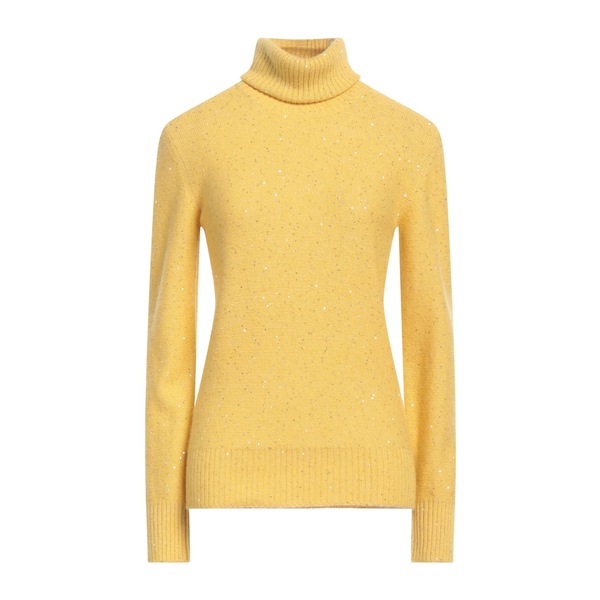 【送料無料】 ファビアナ フィリッピ レディース ニット&セーター アウター Turtlenecks Yellow｜asty