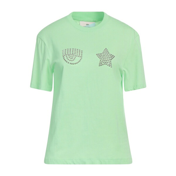 【送料無料】 シアラフェラーニ レディース Tシャツ トップス T-shirts Green