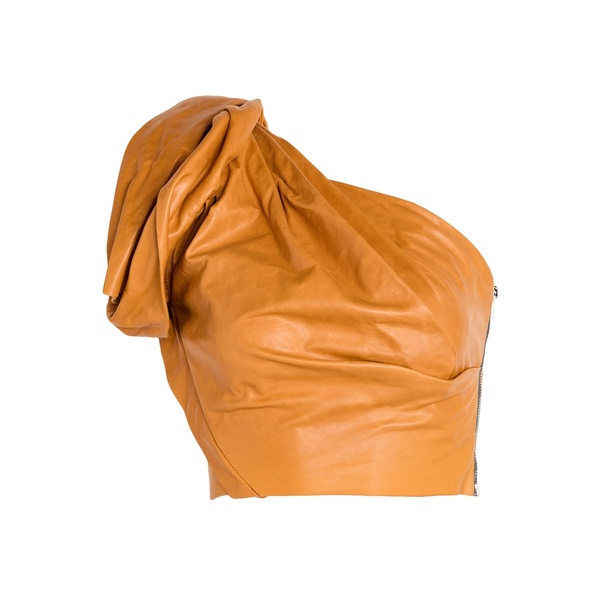【送料無料】 リックオウエンス レディース Tシャツ トップス Tops Yellow|asty