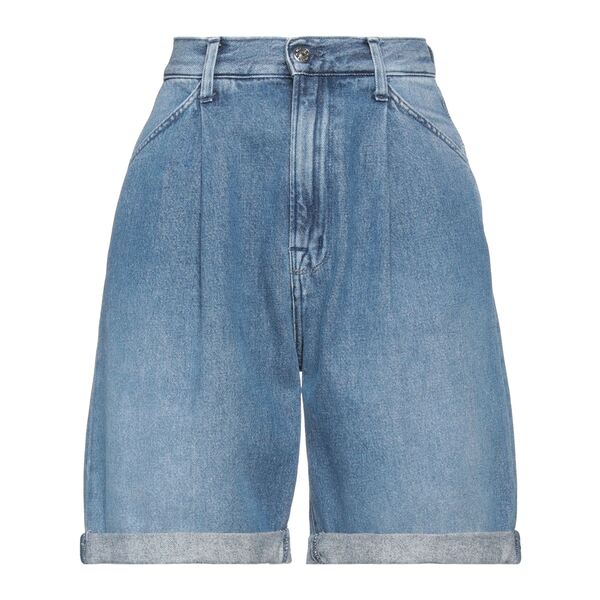 【送料無料】 プラス・ピープル レディース デニムパンツ ボトムス Denim shorts Blue