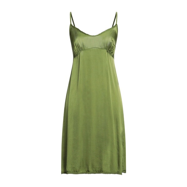 【送料無料】 ブランドユニーク レディース ワンピース トップス Mini dresses Green