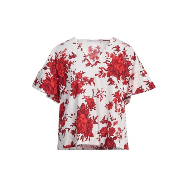【送料無料】 メゾン ラヴィニアツーラ レディース Tシャツ トップス Tops White