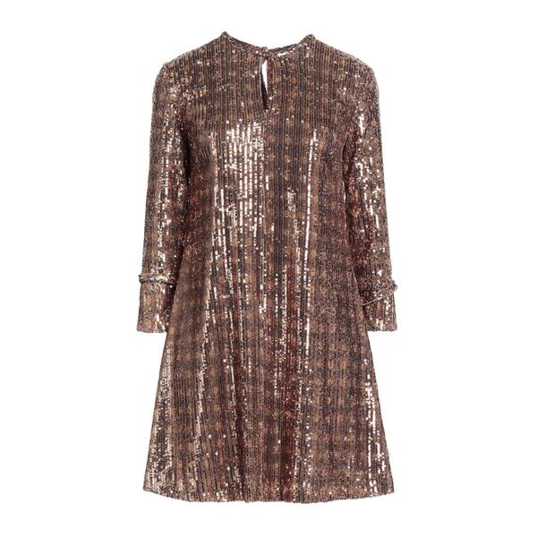 【送料無料】 シユ レディース ワンピース トップス Mini dresses Gold