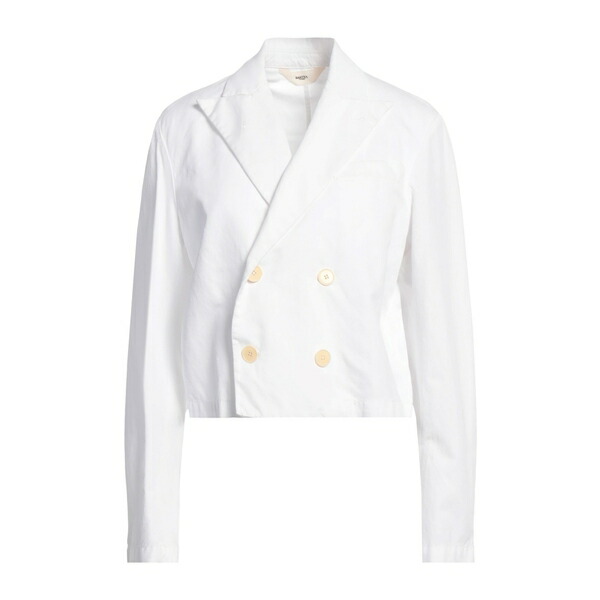 【貨物輸送無料】 バレナ レディース 上衣＆上衣 アウター Blazers White コート・ジャケット-レディースファッション