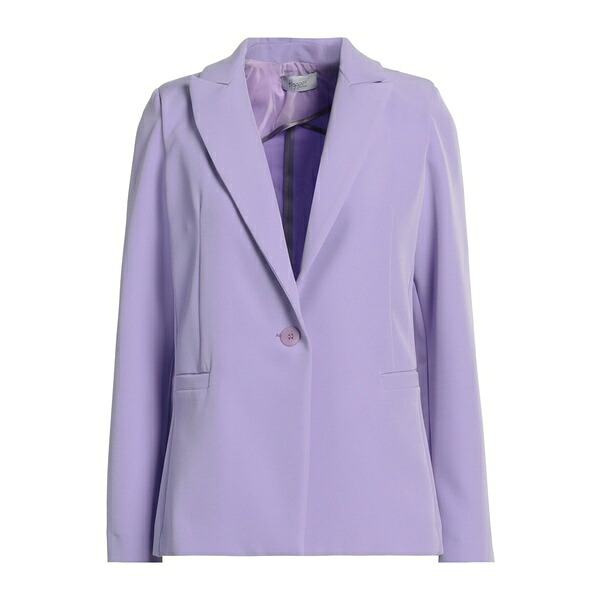 【送料無料】 ホッパー レディース ジャケット＆ブルゾン アウター Blazers Purple