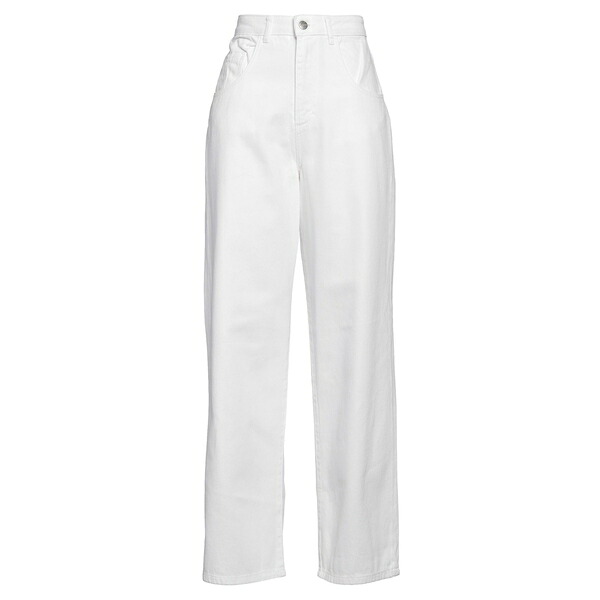 【送料無料】 ヒノミネイト レディース デニムパンツ ボトムス Jeans White｜asty