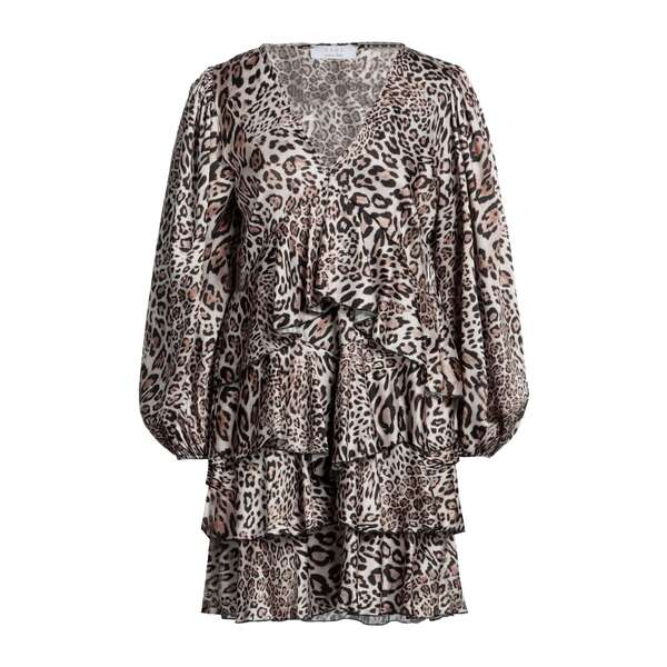 【送料無料】 カオス レディース ワンピース トップス Mini dresses Beige