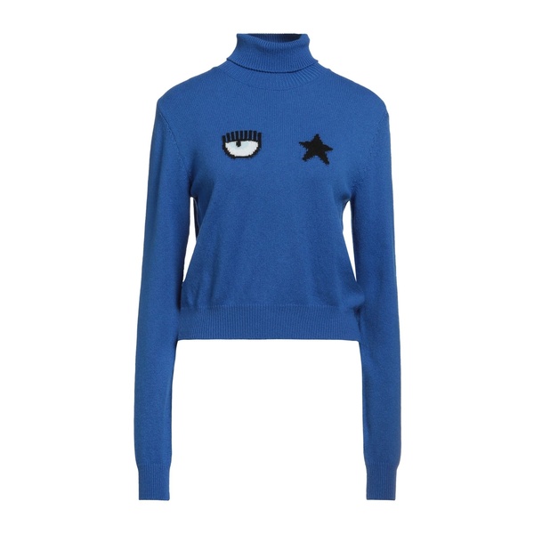【送料無料】 シアラフェラーニ レディース ニット&セーター アウター Turtlenecks Blue