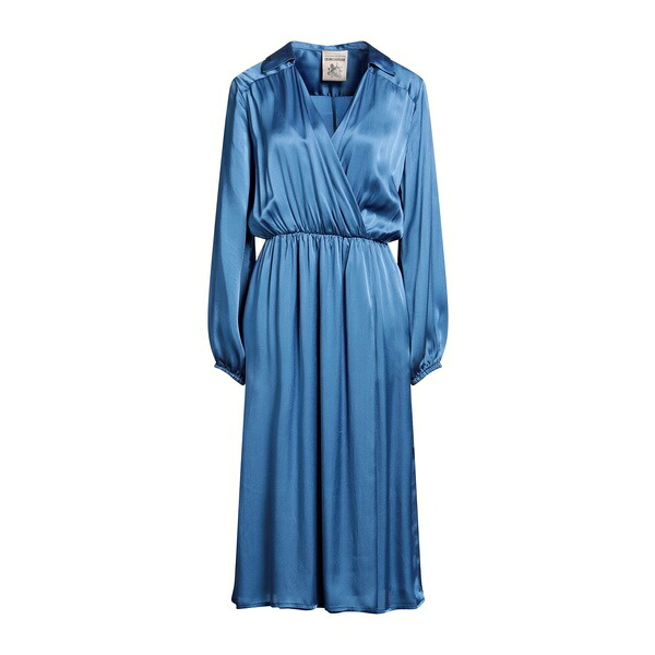 【送料無料】 セミクチュール レディース ワンピース トップス Midi dresses Blue