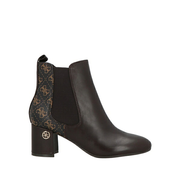 【送料無料】 ゲス レディース ブーツ シューズ Ankle boots Brown|asty