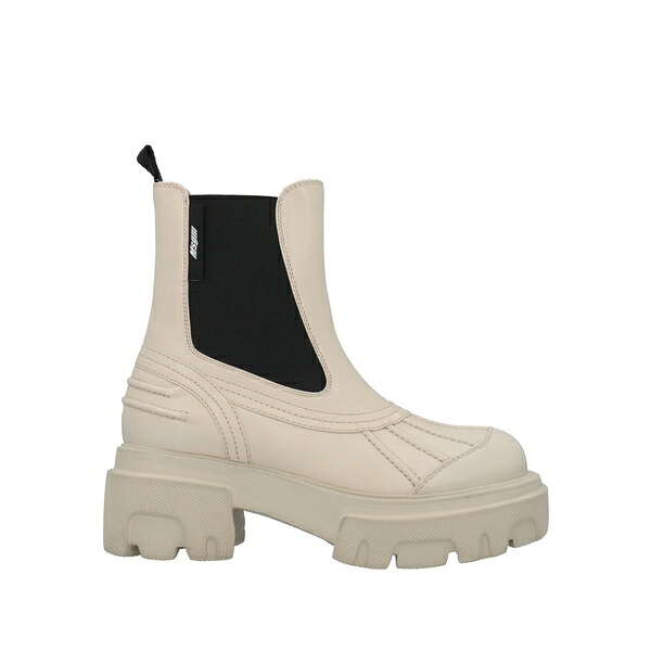 【送料無料】 エムエスジイエム レディース ブーツ シューズ Ankle boots Beige