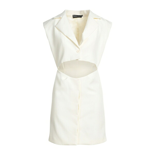 【送料無料】 ヴァネッサ スコット レディース ワンピース トップス Mini dresses White