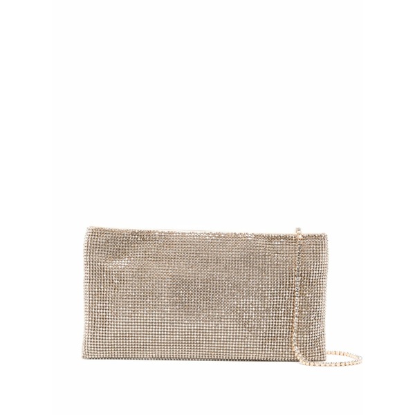 ベネデッタベルジッチーズ レディース クラッチペダル御徒面子 御徒面子 Your best friend la petite embellished chain clutch bag Gold
