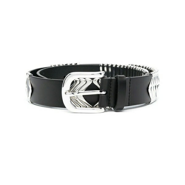イザ呼びりん マラン レディース 三尺帯 付属物 Tehora leather belt Black