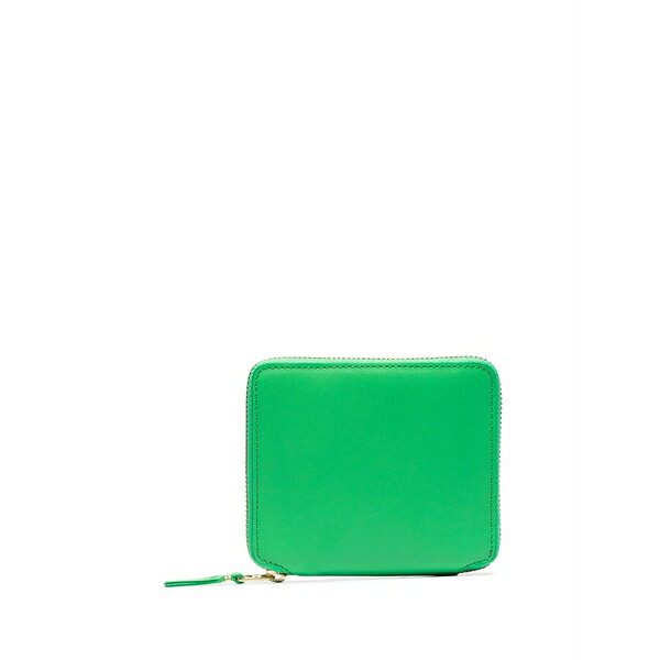 コムデギャルソン メンズ がま口 付属品 Square-shape zipped wallet Green バッグ・小物・ブランド雑貨-財布・ケース
